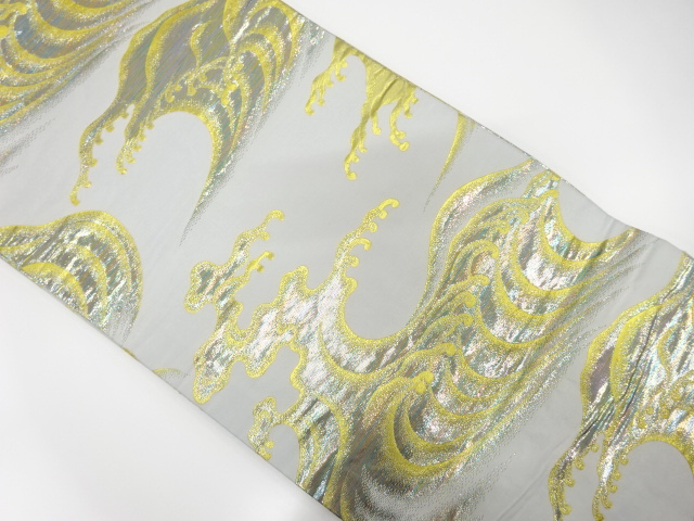 荒波模様織出し踊り帯